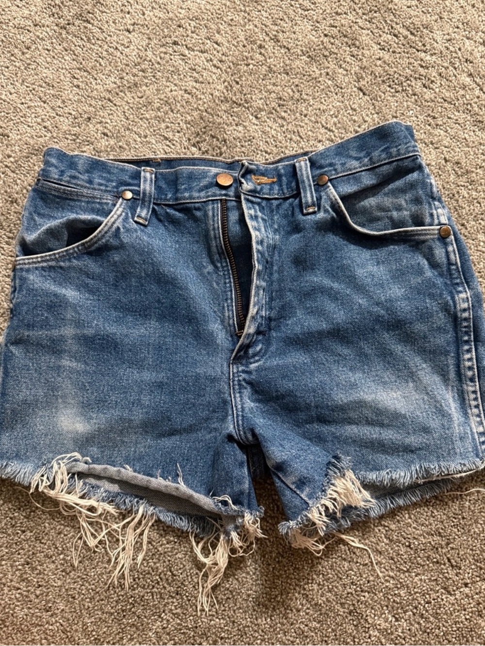 Vintage Wrangler Cutoff Denim Shorts